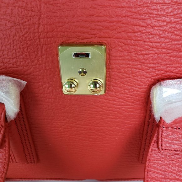 3.1 Phillip Lim Red Pashli Medium Satchel Bag NWT - Picture 12 of 13